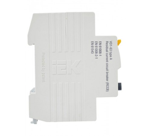 Выключатель дифференциальный (УЗО) ВД1-63 2п 25А 30мА тип A  MDV11-2-025-030  IEK