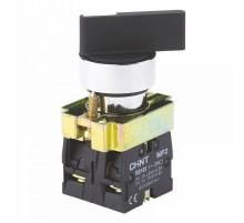 Переключатель NP2-BJ44, 2 положения возвратом, 2НЗ, IP40 (R)  575991  CHINT
