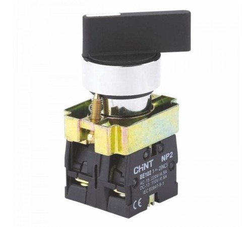 Переключатель NP2-BJ44, 2 положения возвратом, 2НЗ, IP40 (R)  575991  CHINT