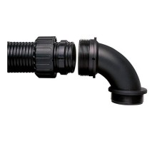 Фитинг AR13/M16/C90/BL, 90°, РА66/ацеталь, черный, резьба M16, d13, 10 шт. в пачке  7TCA296000R2670  ABB