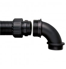 Фитинг AR13/M16/C90/BL, 90°, РА66/ацеталь, черный, резьба M16, d13, 10 шт. в пачке  7TCA296000R2670  ABB