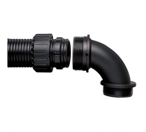 Фитинг AR13/M16/C90/BL, 90°, РА66/ацеталь, черный, резьба M16, d13, 10 шт. в пачке  7TCA296000R2670  ABB