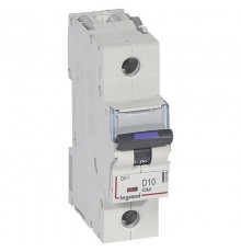 Выключатель автоматический  однополюсный DX3 10А D 50кА (1,5 мод)  410186  Legrand