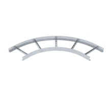 Угловая секция 90° лестничного лотка 60х300 мм R=500 мм (LB 90 630 R5 FT)  6211452  OBO Bettermann