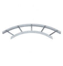 Угловая секция 90° лестничного лотка 60х300 мм R=500 мм (LB 90 630 R5 FT)  6211452  OBO Bettermann
