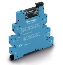 Интерфейсный модуль, твердотельное реле, серия MasterOUTPUT; выход 6A (24В DC); питание 12В DC; категория защиты IP20  392070129024  Finder