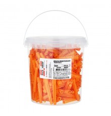 Дюбель универсальный 6х52 без бортика (250 шт) - ведро ( 0,223 кг)  104643  Tech-KREP