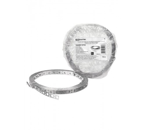 Лента монтажная перфорированная прямая 12x0,55 мм (10 м)  SQ2907-0702  TDM