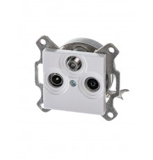 ABB Levit Жемчуг Розетка TV-R-SAT единственная  5011H-A03303 68W  2CHH083303A6068  ABB