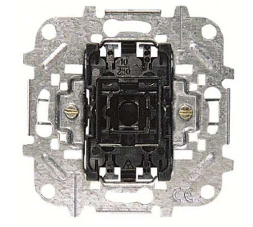 МЕХАНИЗМ 1-клавишного ПРОХОДНОГО переключателя 10А 250В IMPULS  1012-0-2130   2CKA001012A2130  ABB