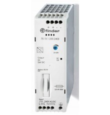 Импульсный источник питания; вход 120...240В AC/220В DC; выход 24В DC, 120Вт; компактный; степень защиты IP20  781B12302403  Finder