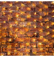 Гирлянда "Сеть" 1х1,5м, черный ПВХ, 160 LED Тёплый белый  215-116  NEON-NIGHT