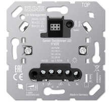 Двухклавишный LED диммер "универсальный"  1712DE  Jung