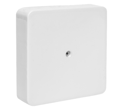Коробка разветвительная КМР-030-032кг наружная (100x100x28) белая с клеммником 6мм2  plc-kmr-030-032kg-6  EKF