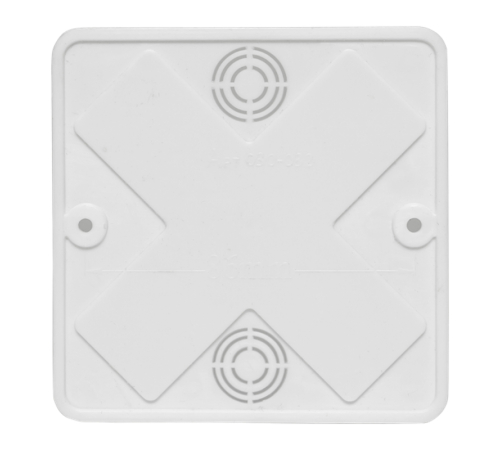 Коробка разветвительная КМР-030-032кг наружная (100x100x28) белая с клеммником 6мм2  plc-kmr-030-032kg-6  EKF