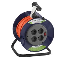 Удлинитель силовой ЭРА RPx-4s-2x0.75-30m на п. катушке б/з 4 гн 30м ПВС 2х0.75  Б0043048  ЭРА