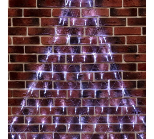 Гирлянда Сеть 2х2х1.5 м, свечение с динамикой, прозрачный ПВХ, 136 LED, 230 В, цвет свечения белый  215-055  NEON-NIGHT