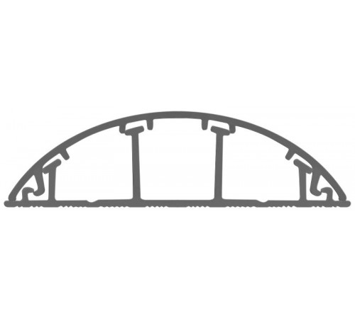 Кабель-канал ЭРА KK-70-16-FG напольный 70х16мм серый RAL 7046 42м  Б0061690  ЭРА