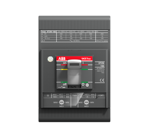 Выключатель автоматический для защиты двигателей XT2N 160 MF 12,5 Im=175 3p F F  1SDA067048R1  ABB