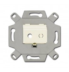 Адаптор/суппорт для TRS-разъёмов, mini-jack 3.5 мм, аудио, цвет слоновая кость  0230-0-0458  2CKA000230A0458  ABB