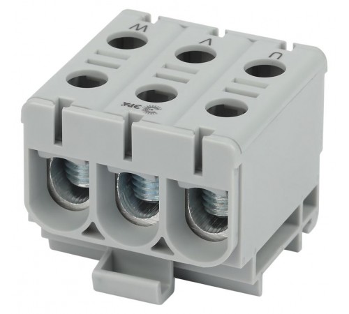 Клеммы силовые вводные КСВ  NO-224-143 тройная (KE61.03) 6-50 мм серая "L"  Б0065582  ЭРА