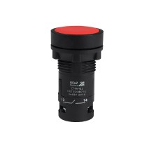 Кнопка с фиксацией OptiSignal Compact D22 C7-PH-411 красная 1НО+1НЗ XB7NH45  362081  КЭАЗ