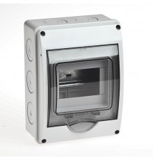 Щиток тусо о/п на 5 мод.с вертик.двер.200х150х98мм IP66 69005  Рувинил