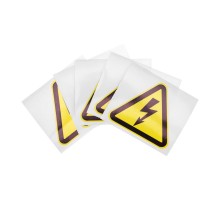 Наклейка знак электробезопасности "Опасность поражения электротоком "100*100*100 мм  56-0005  REXANT