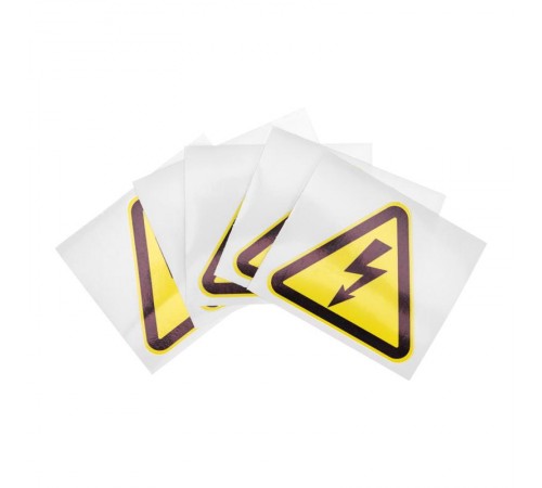 Наклейка знак электробезопасности "Опасность поражения электротоком "100*100*100 мм  56-0005  REXANT