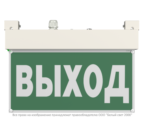 Световой указатель аварийного освещения BS-VIALANT-51-S1-INEXI2  a15626  Белый свет