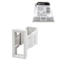 Панель лицевая для выреза в шкафу ПЛ-1, 1 модуль, пластик, без дверцы, IP40, серая  SQ0827-0010  TDM