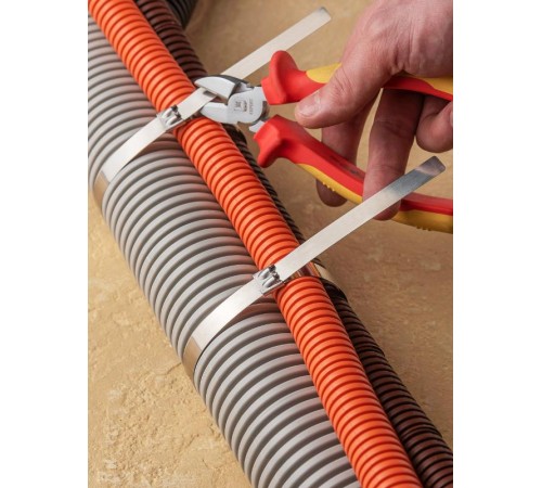 Хомут AISI 304 из нержавеющей стали, 12x520 (100 шт.) FlexLock PROximaplc-fl-tss-304-12x520EKF