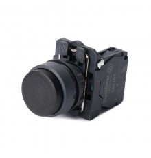 Кнопка SB5 в сборе модульная 22мм выступающая черная с возвратом пластик 1НО  SB5AL21  SE