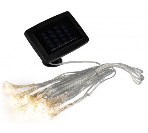Садовая гирлянда Фейерверк ERASF22-45 на солнечной батарее, 150 LED, 3,8 м  Б0057663  ЭРА