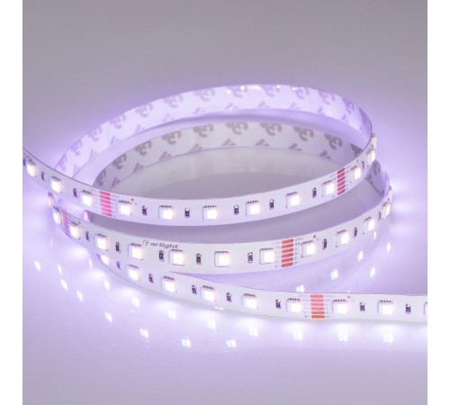 Лента светодиодная RT-B60-12mm 24V RGBW-MIX-5-in-1 (20 W/m, IP20, 5060, 5m) (arlight, Открытый)  026363(2)  Arlight