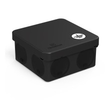 Коробка уравнивания потенциалов (КУП) для прямого монтажа двухкомпон безгалог (HF) черная 80х80х40 (132шт/кор)  IP66  60-0210-9005-У  Промрукав