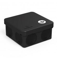 Коробка уравнивания потенциалов (КУП) для прямого монтажа двухкомпон безгалог (HF) черная 80х80х40 (132шт/кор)  IP66  60-0210-9005-У  Промрукав