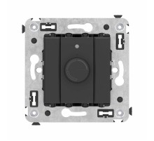 Диммер поворотный в стену, "Avanti", "Черный матовый"  4412133  DKC