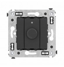 Диммер поворотный в стену, "Avanti", "Черный матовый"  4412133  DKC