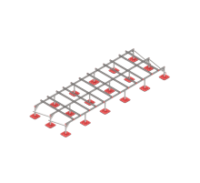 Опорная конструкция для установки оборудования TECHNORAPTOR FOOT 6000х2000 HD  KM-TR-F-SSEI-6000-2000 HD  КМ - профиль