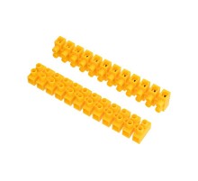 Клеммная винтовая колодка KВ-10 4-10, ток 10 A, полиэтилен желтый (10 шт./уп.)  07-5010-3  REXANT