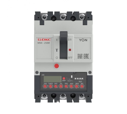 Авт. выкл. YON pro MNX250M 3P 100A 100kA при AC415V расц. ETE  MNX250M3PETE0100  DKC