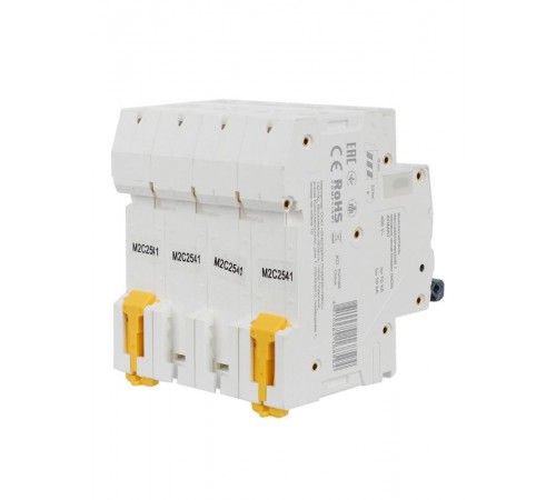 Выключатель автоматический четырехполюсный M10N 4P C 25А 10кА ARMAT  AR-M10N-4-C025  IEK