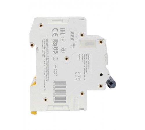 Выключатель автоматический четырехполюсный M10N 4P C 25А 10кА ARMAT  AR-M10N-4-C025  IEK