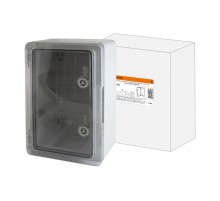 Бокс пластиковый ЩМП-0-7, прозрачная крышка ABS, IP65, -45 до +75 С, навесной, (600x400x200)  SQ0933-0207  TDM