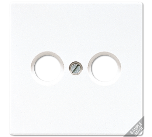 Крышка для TV-FM-розеток, фиксация винтом; термопласт; слоновая кость; LS990  LS990TV  Jung