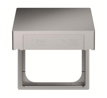 Промежуточное кольцо с откидной крышкой для накладок 55x55 мм, IP44, Future/Axcent/Carat/Династия, серебр. алюм.  2CKA001719A0219  ABB