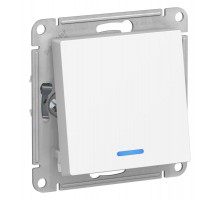 AtlasDesign Лотос Переключатель 1-кл с подсветкой, сх.6а, 10АХ, механизам  ATN001363  SE