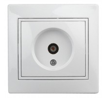 1-301-01 Intro Розетка TV одиночная, IP20, СУ, Plano, белый  Б0027617  Intro