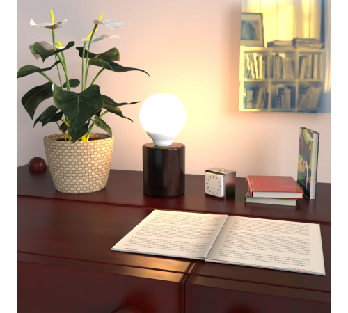 Лампа светодиодная Black LED G125 E27 22W 1780lm 3000K  105102122  Gauss